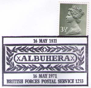 Почтовая служба Британской армии. Ла-Албуэра