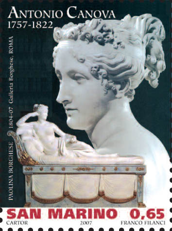 Полина Боргезе в образе Венеры