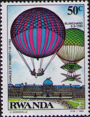 Воздушные шары над Лувром