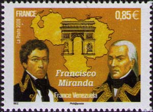 Франсиско де Миранда, Триумфальная арка