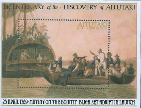 Мятежники высаживают Блая с борта HMS «Bounty»