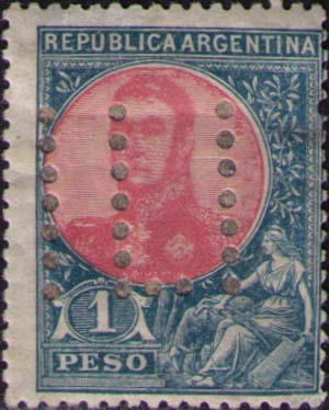 Портрет Сан-Мартина, символ Аргентины