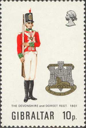 Рядовой Девонширского и Дорсетского полка