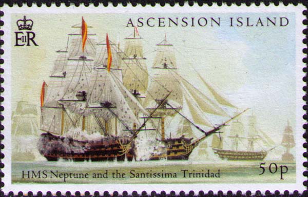 HMS «Neptune» и «Santissima Trinidad»