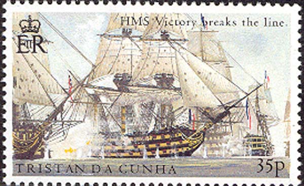 HMS «Victory» прорывает строй