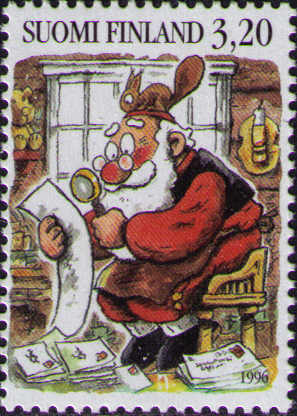 Санта читает письма
