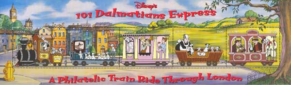 Поезд, везущий героев мультфильма