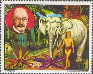 Портрет Киплинга, Маугли и слон Хатхи