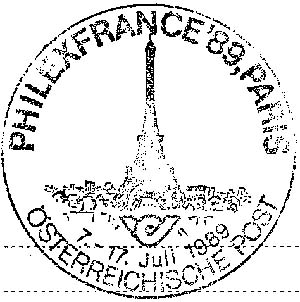 Париж. PHILEXFRANCE'89