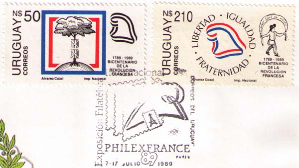 Париж. «PHILEXFRANCE'89»