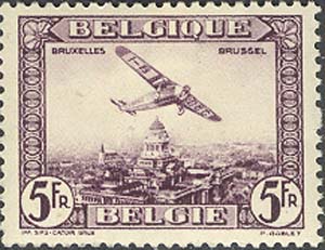 Самолет над Брюсселем