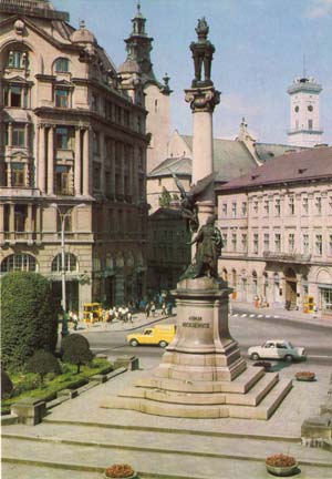 Памятник Мицкевичу во Львове