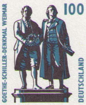Памятник Шиллеру и Гете