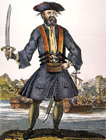 Тич (Teach) Эдвард, более известный под именем Черная Борода (Blackbeard) (около 1680—1718)