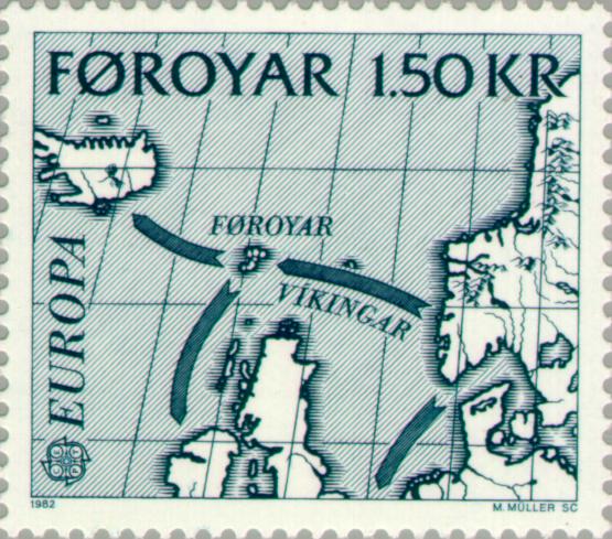 Карта плаваний викингов