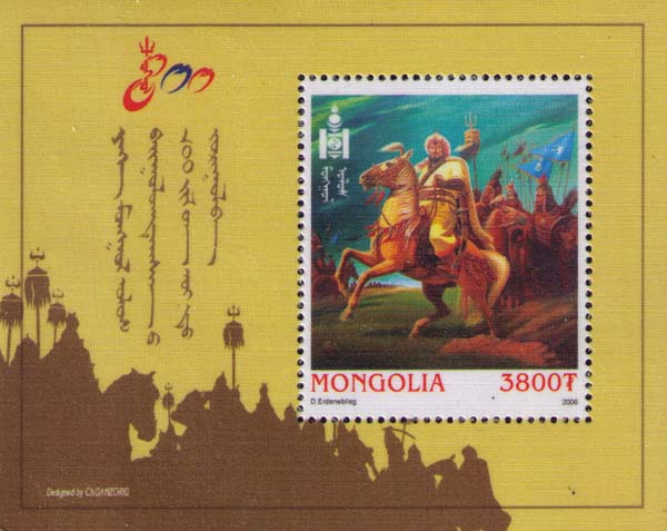 Чингисхан на коне